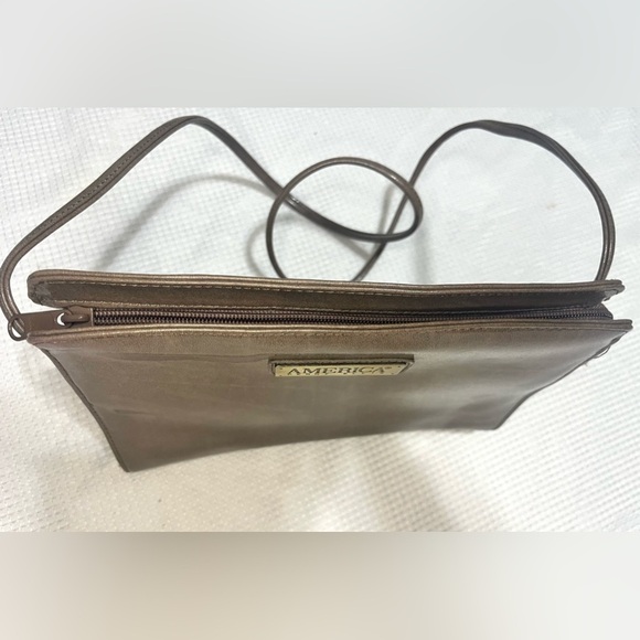 Perry Ellis America Brown Crossbody Purse - Picture 11 of 12